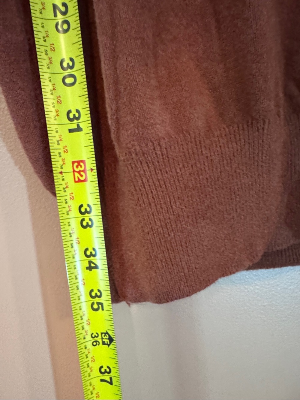Cozy Rust Brown Sweater Dress - Picture 7 of 9